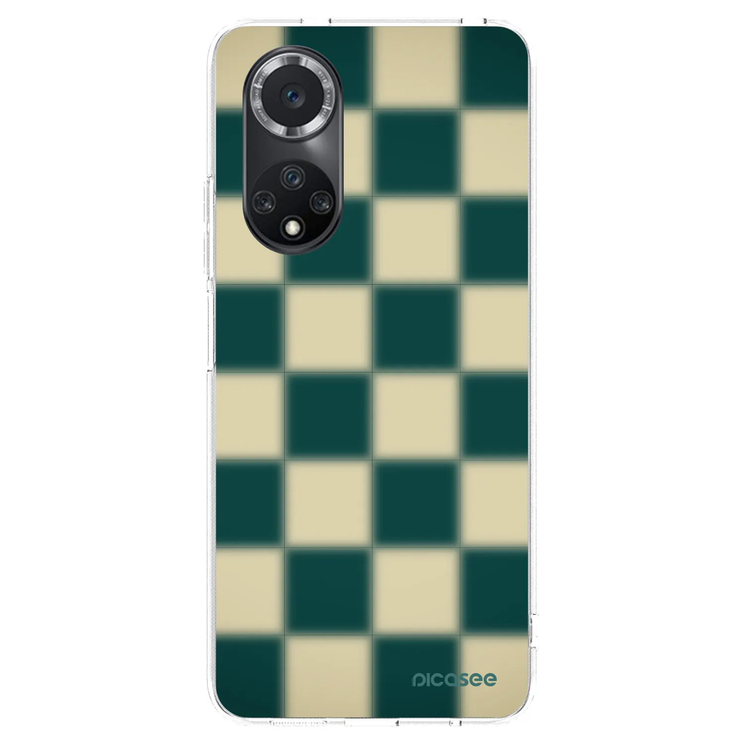 Picasee silikonowe przeźroczyste etui na Huawei Nova 9 SE - Shadow Chess