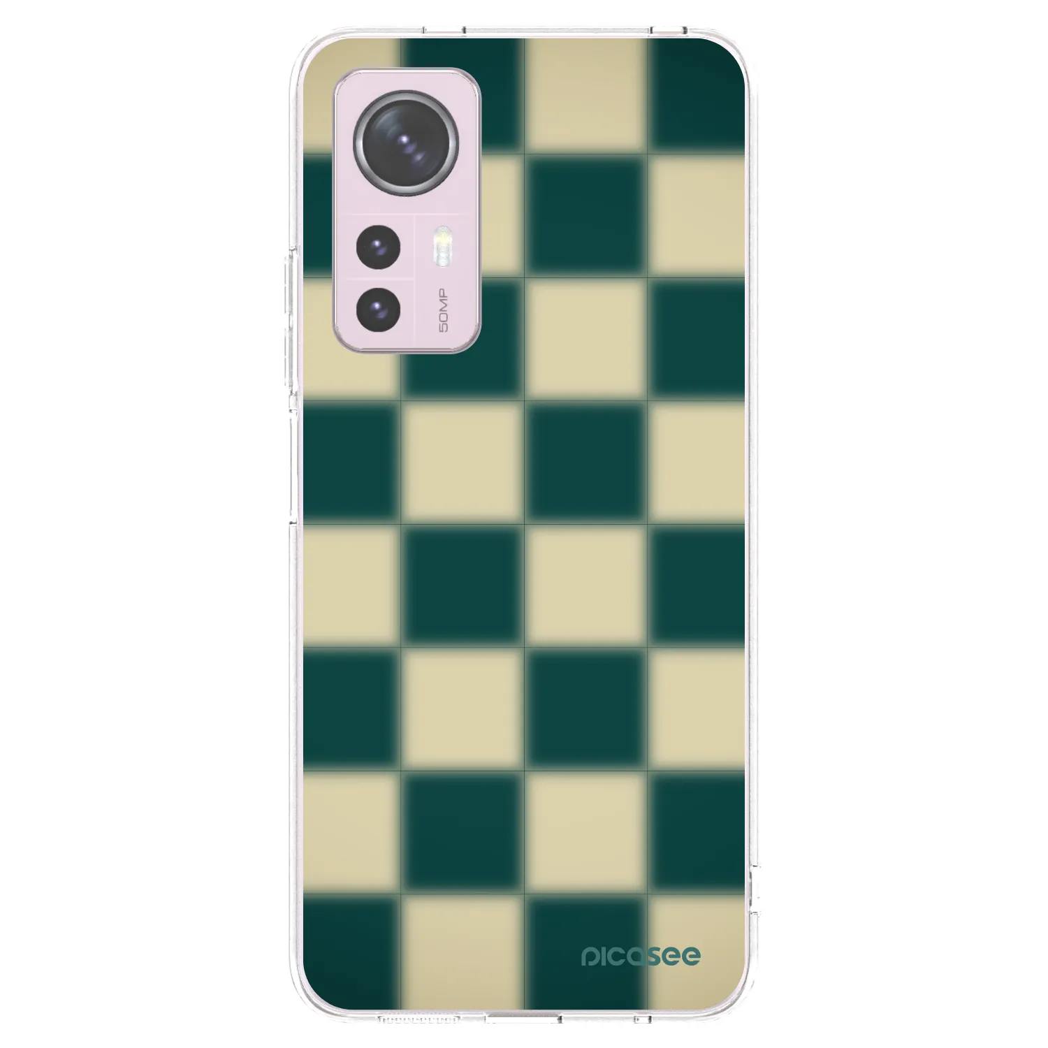 Picasee silikonowe przeźroczyste etui na Xiaomi 12 - Shadow Chess