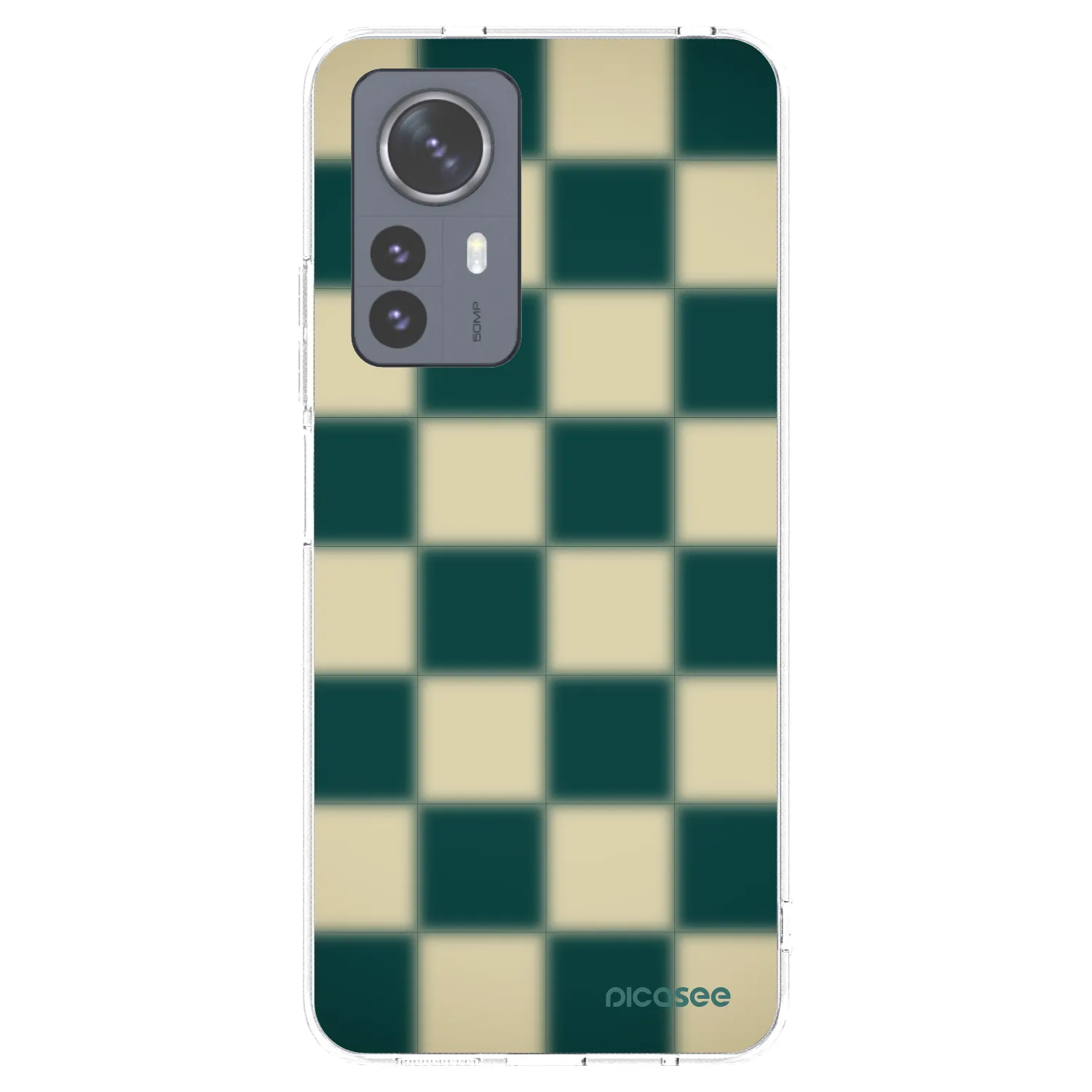 Picasee silikonowe przeźroczyste etui na Xiaomi 12 Pro - Shadow Chess