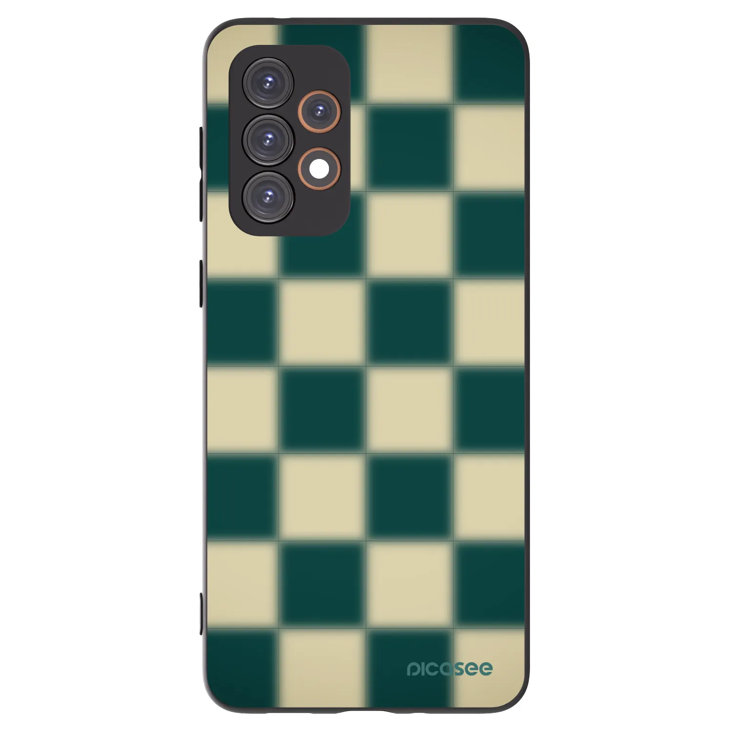 Picasee silikonowe czarne etui na Samsung Galaxy A33 5G A336 - Shadow Chess
