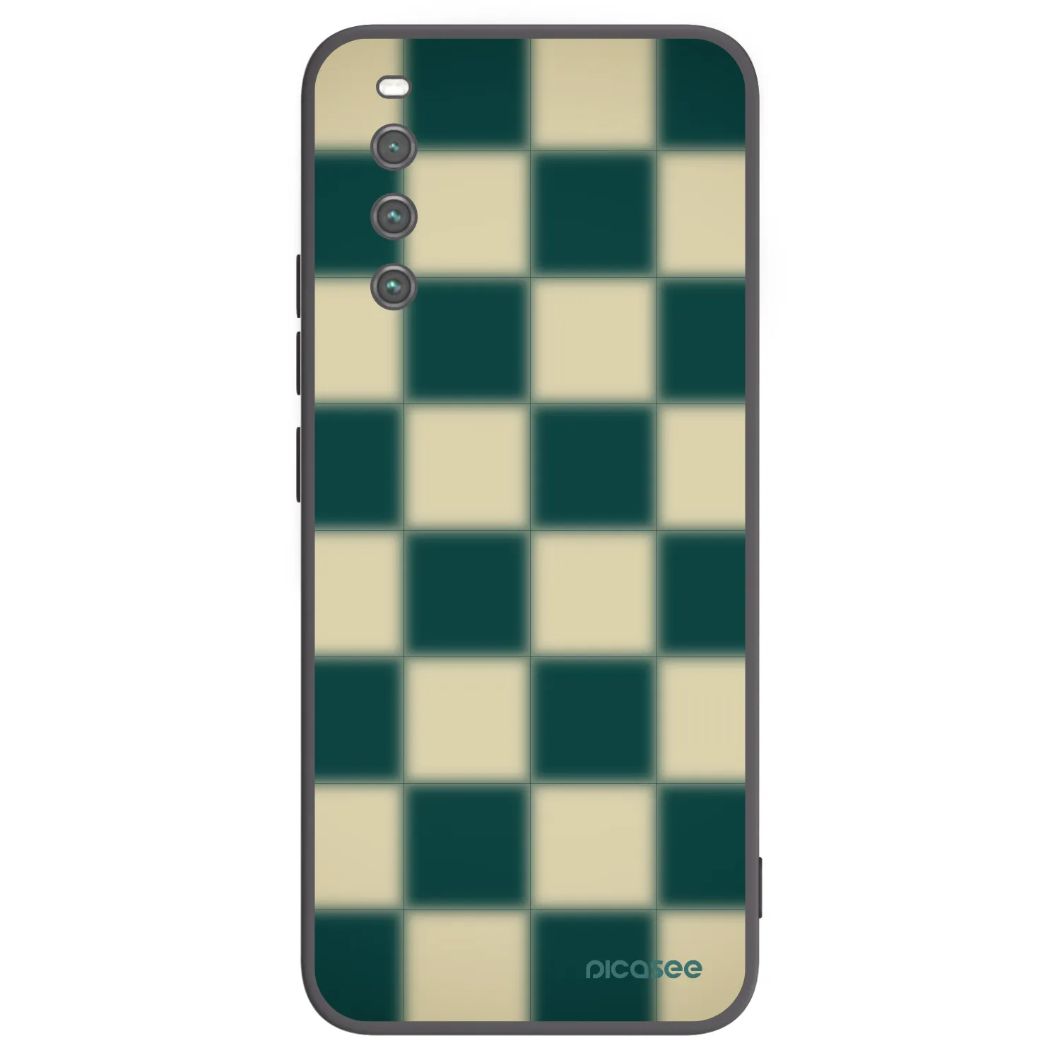 Picasee silikonowe czarne etui na Sony Xperia 10 IV 5G - Shadow Chess