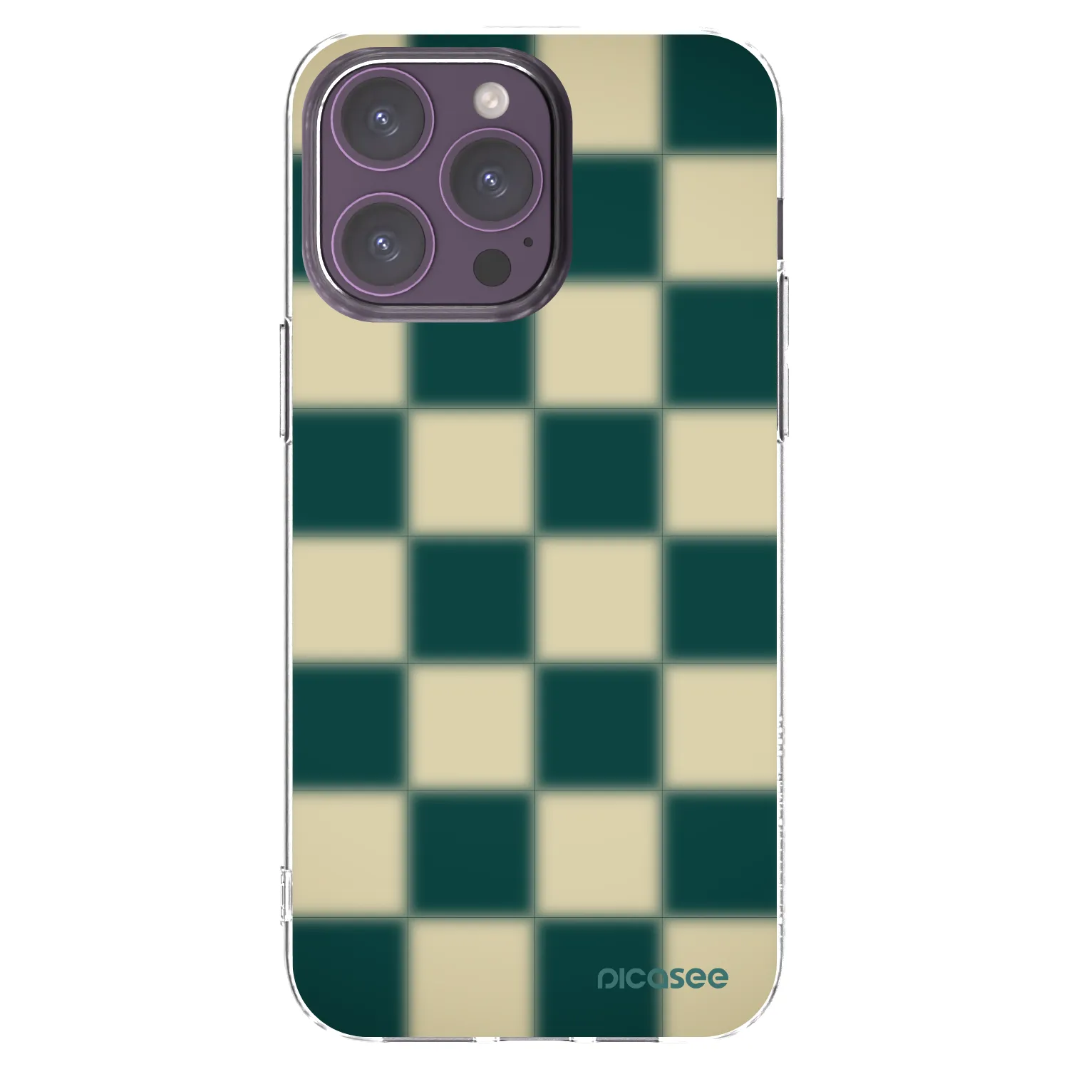 Picasee silikonowe przeźroczyste etui na Apple iPhone 14 Pro Max - Shadow Chess