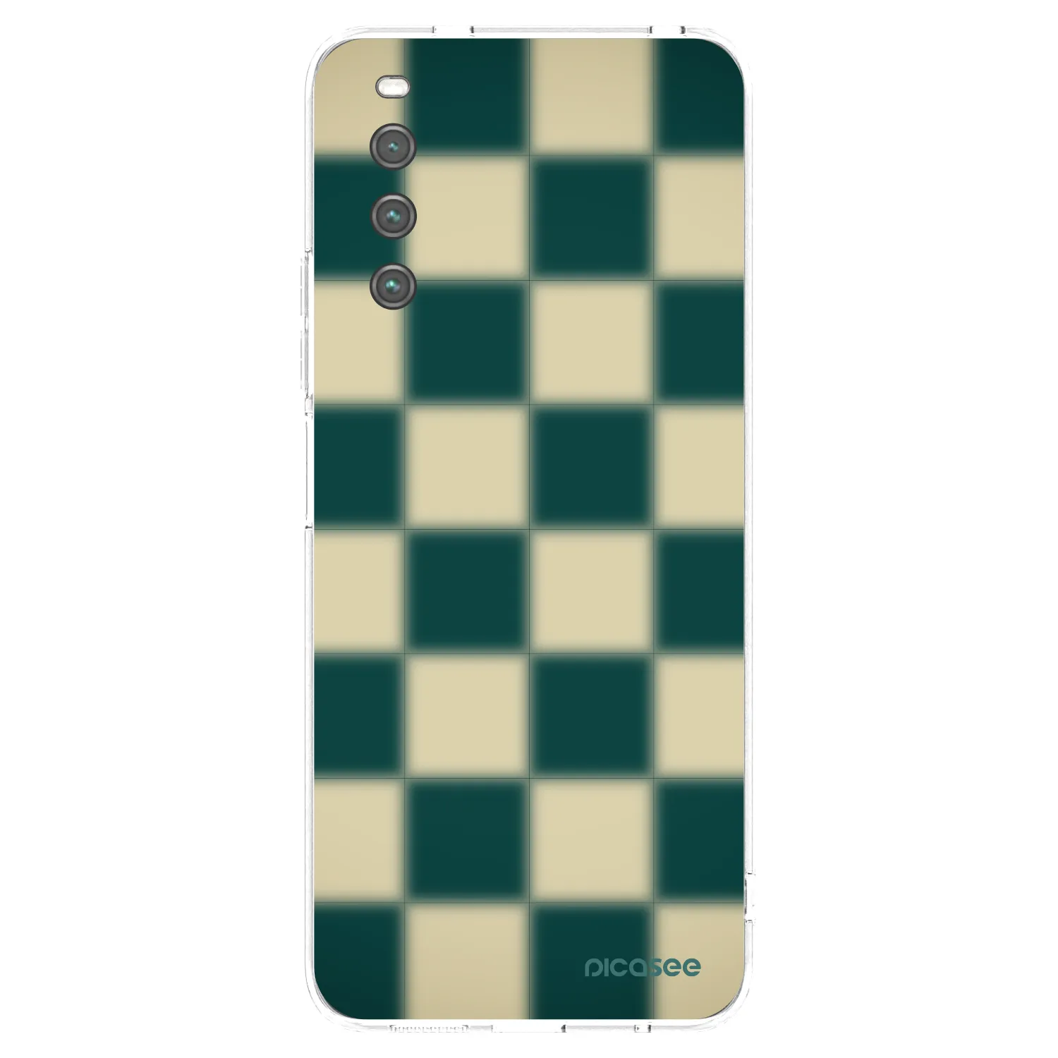 Picasee silikonowe przeźroczyste etui na Sony Xperia 10 IV 5G - Shadow Chess