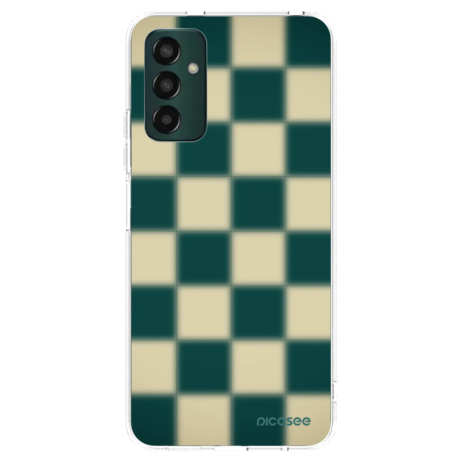 Picasee silikonowe przeźroczyste etui na Samsung Galaxy M13 M135F - Shadow Chess