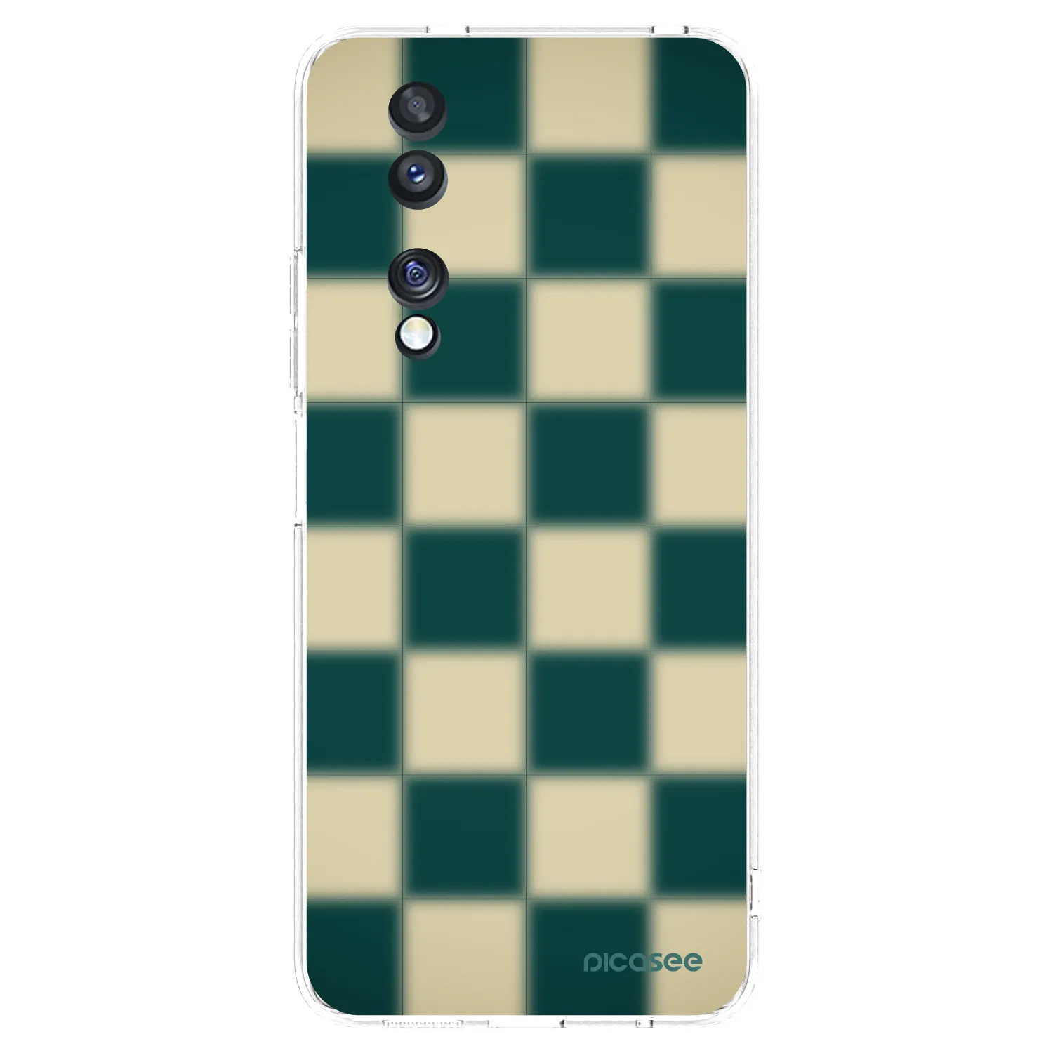 Picasee silikonowe przeźroczyste etui na Honor 70 - Shadow Chess