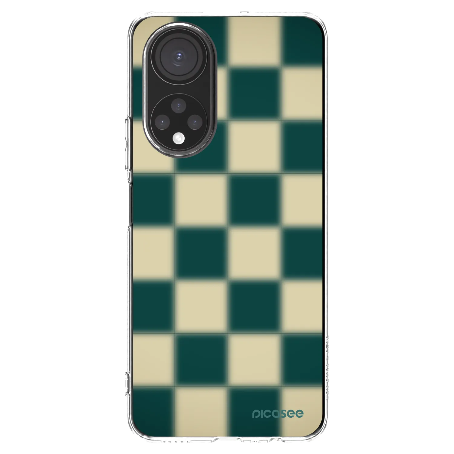 Picasee silikonowe przeźroczyste etui na Honor X7 - Shadow Chess