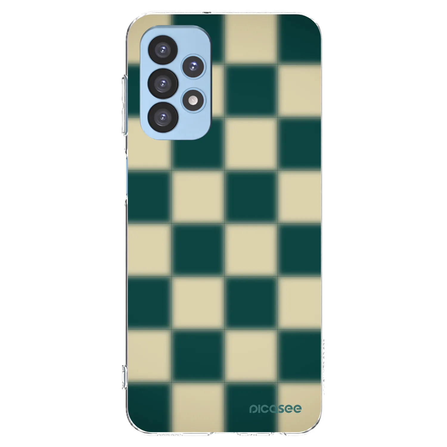 Picasee silikonowe przeźroczyste etui na Samsung Galaxy A23 A235F 4G - Shadow Chess