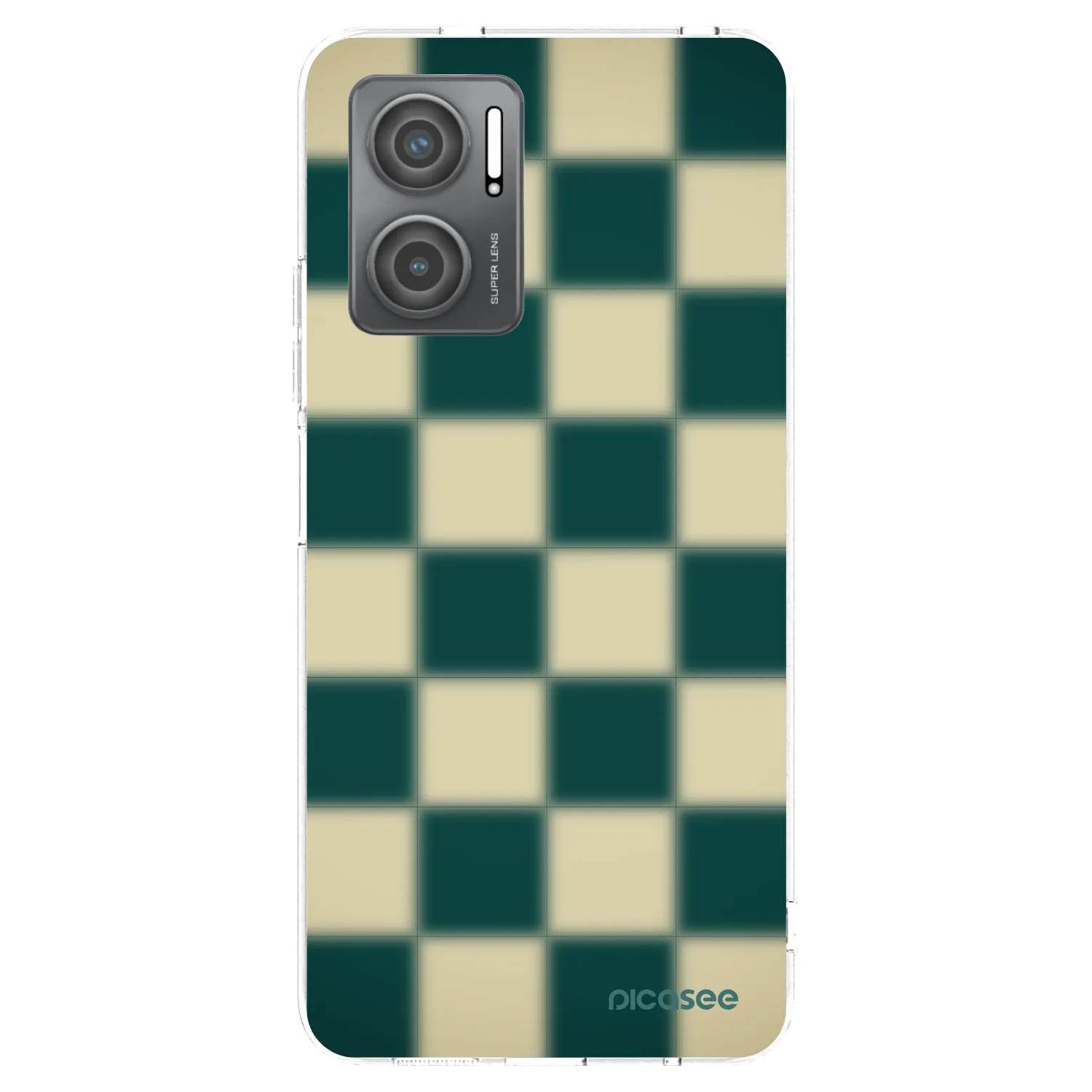 Picasee silikonowe przeźroczyste etui na Xiaomi Redmi 10 5G - Shadow Chess