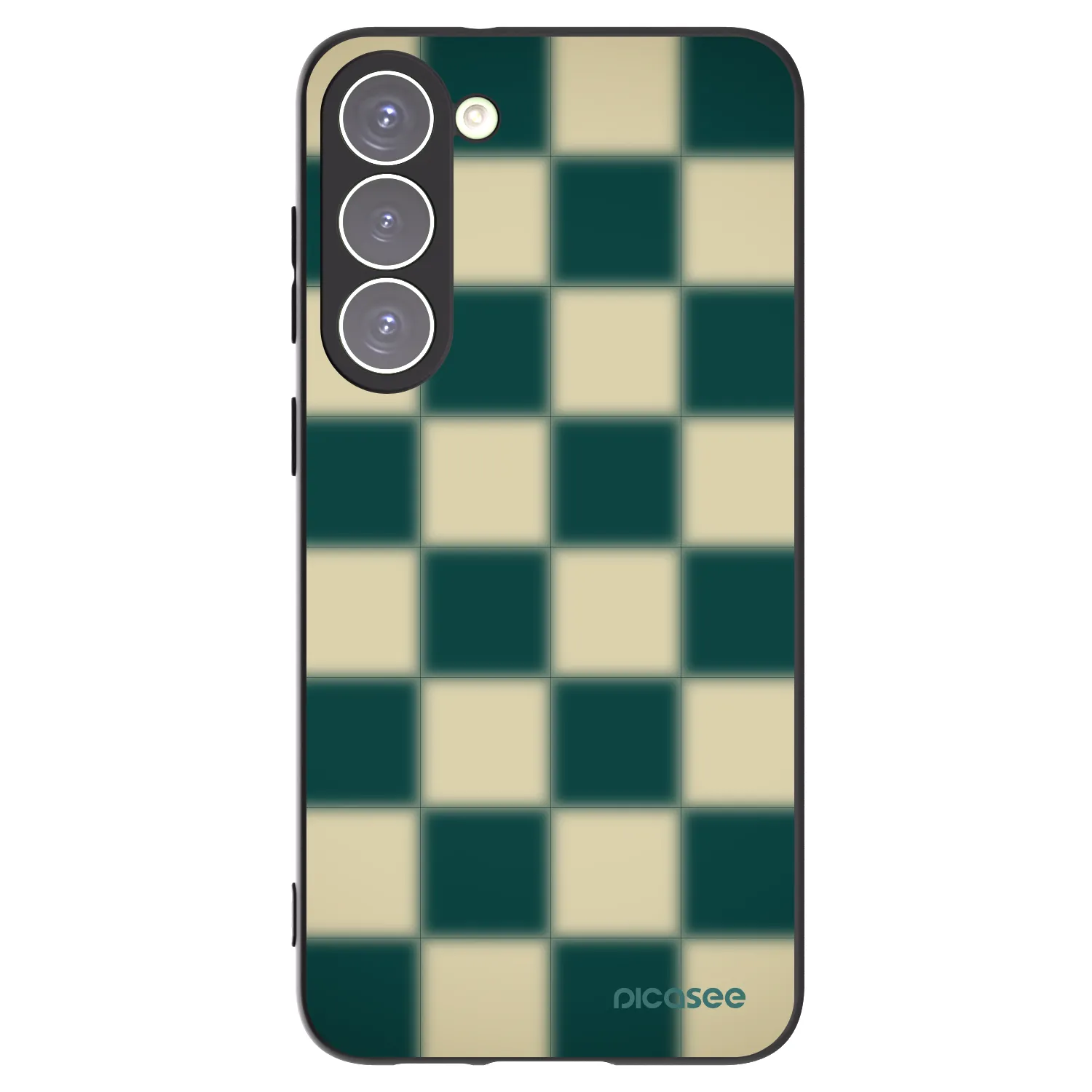 Picasee silikonowe czarne etui na Samsung Galaxy S23+ 5G - Shadow Chess