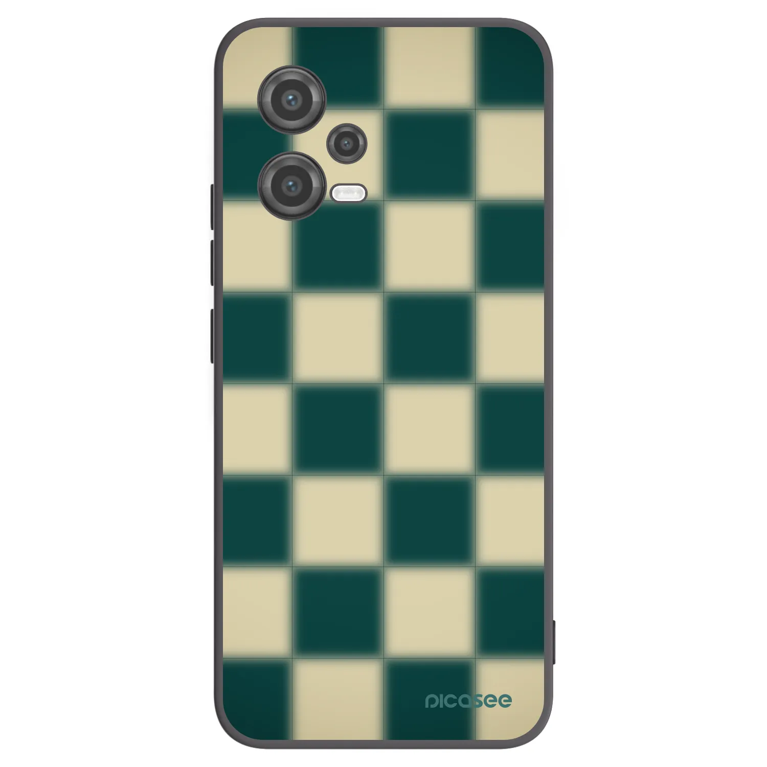 Picasee silikonowe czarne etui na Xiaomi Poco X5 - Shadow Chess