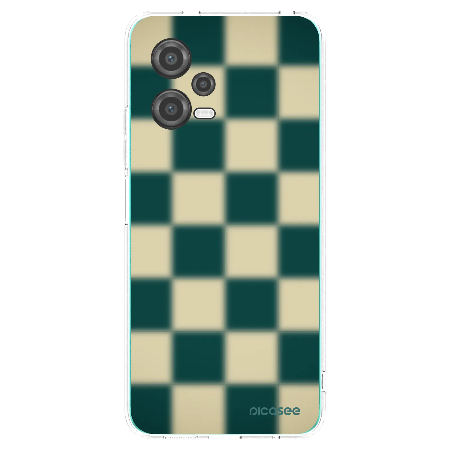 Picasee silikonowe przeźroczyste etui na Xiaomi Poco X5 - Shadow Chess
