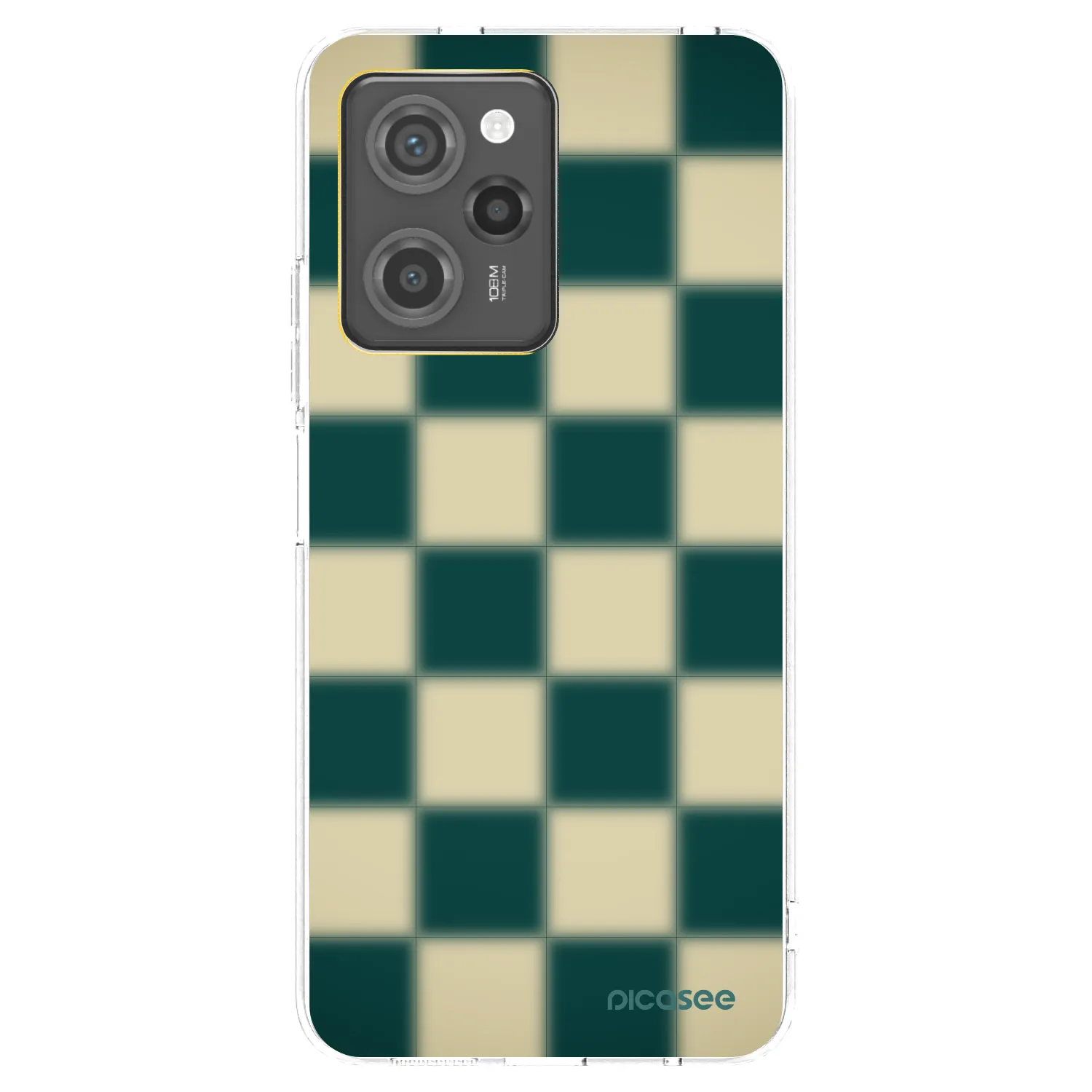 Picasee silikonowe czarne etui na Xiaomi Poco X5 Pro - Shadow Chess