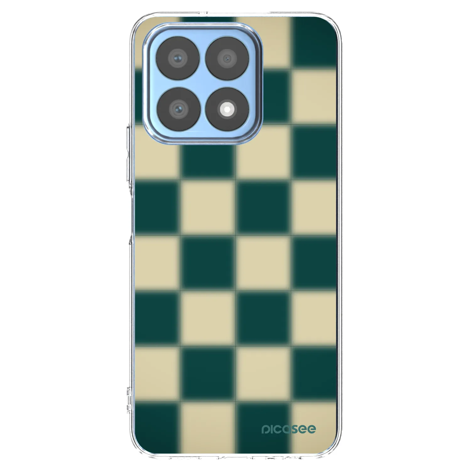 Picasee silikonowe przeźroczyste etui na Honor X8a - Shadow Chess