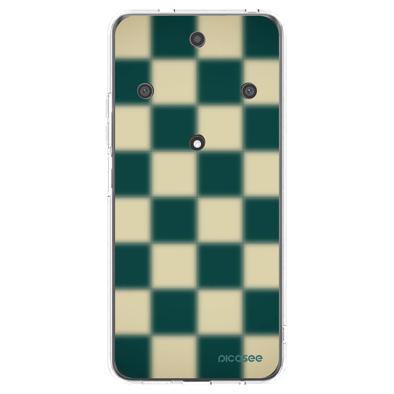 Picasee silikonowe przeźroczyste etui na Honor Magic5 Lite 5G - Shadow Chess