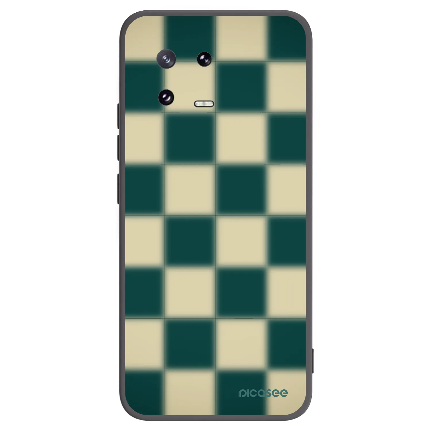 Picasee silikonowe czarne etui na Xiaomi 13 Pro - Shadow Chess
