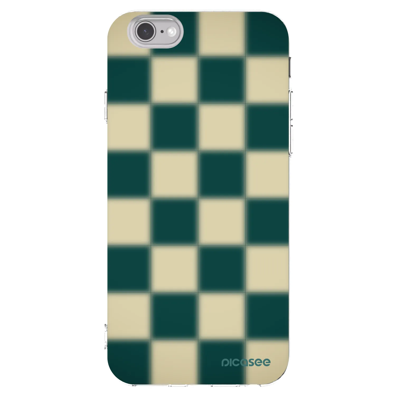 Picasee silikonowe przeźroczyste etui na Apple iPhone 6/6S - Shadow Chess