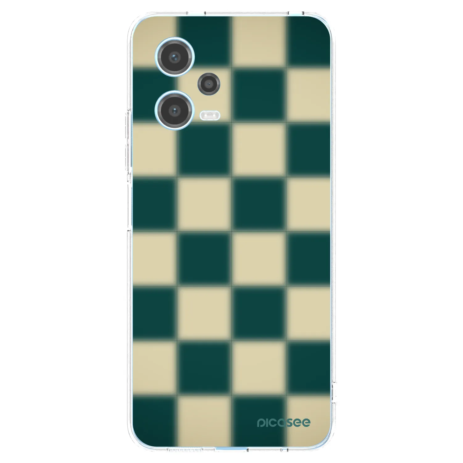 Picasee silikonowe przeźroczyste etui na Xiaomi Redmi Note 12 5G - Shadow Chess