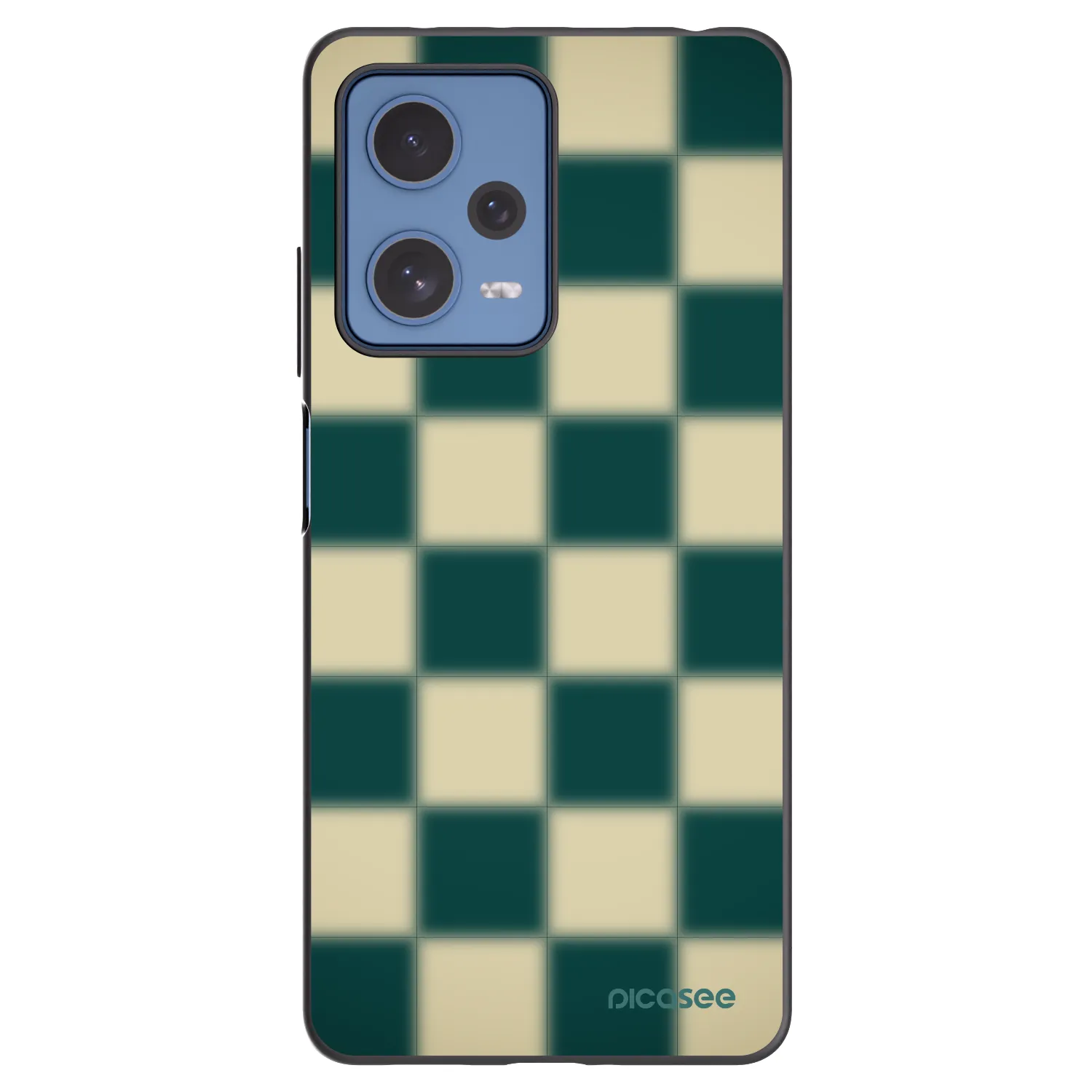 Picasee silikonowe czarne etui na Xiaomi Redmi Note 12 Pro 5G - Shadow Chess