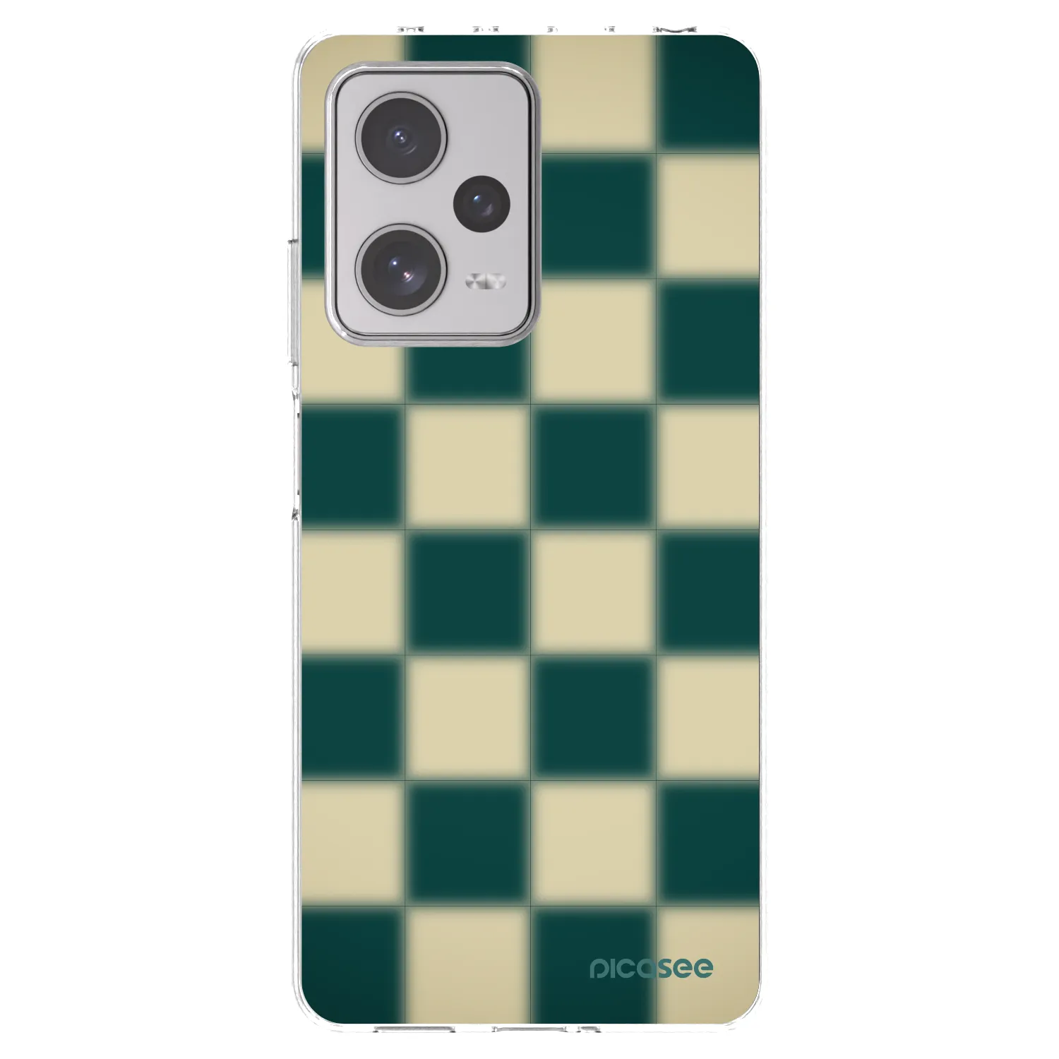 Picasee silikonowe przeźroczyste etui na Xiaomi Redmi Note 12 Pro+ 5G - Shadow Chess
