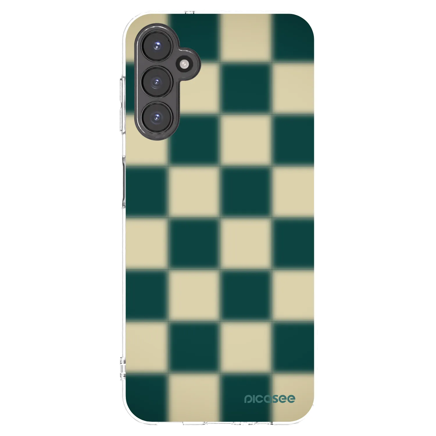 Picasee silikonowe przeźroczyste etui na Samsung Galaxy A14 4G A145R - Shadow Chess
