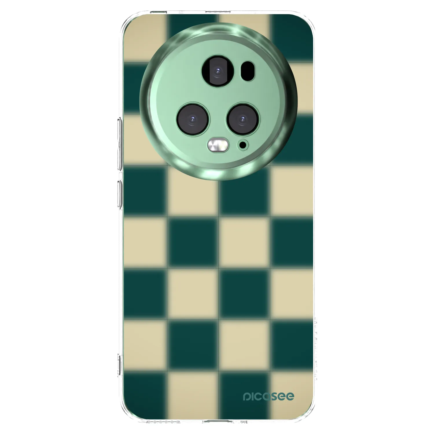 Picasee silikonowe przeźroczyste etui na Honor Magic5 Pro - Shadow Chess