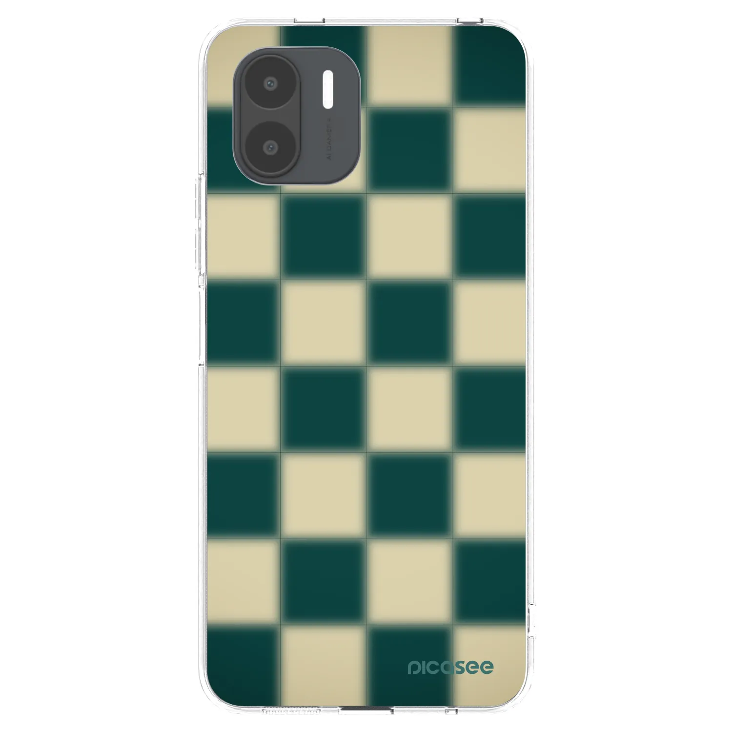 Picasee silikonowe przeźroczyste etui na Xiaomi Redmi A2 - Shadow Chess