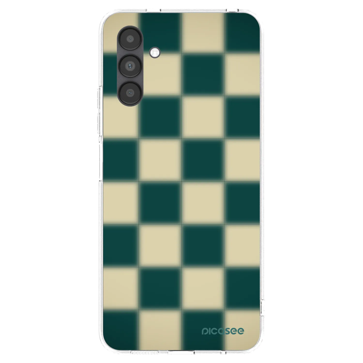 Picasee silikonowe przeźroczyste etui na Samsung Galaxy A04s A047F - Shadow Chess