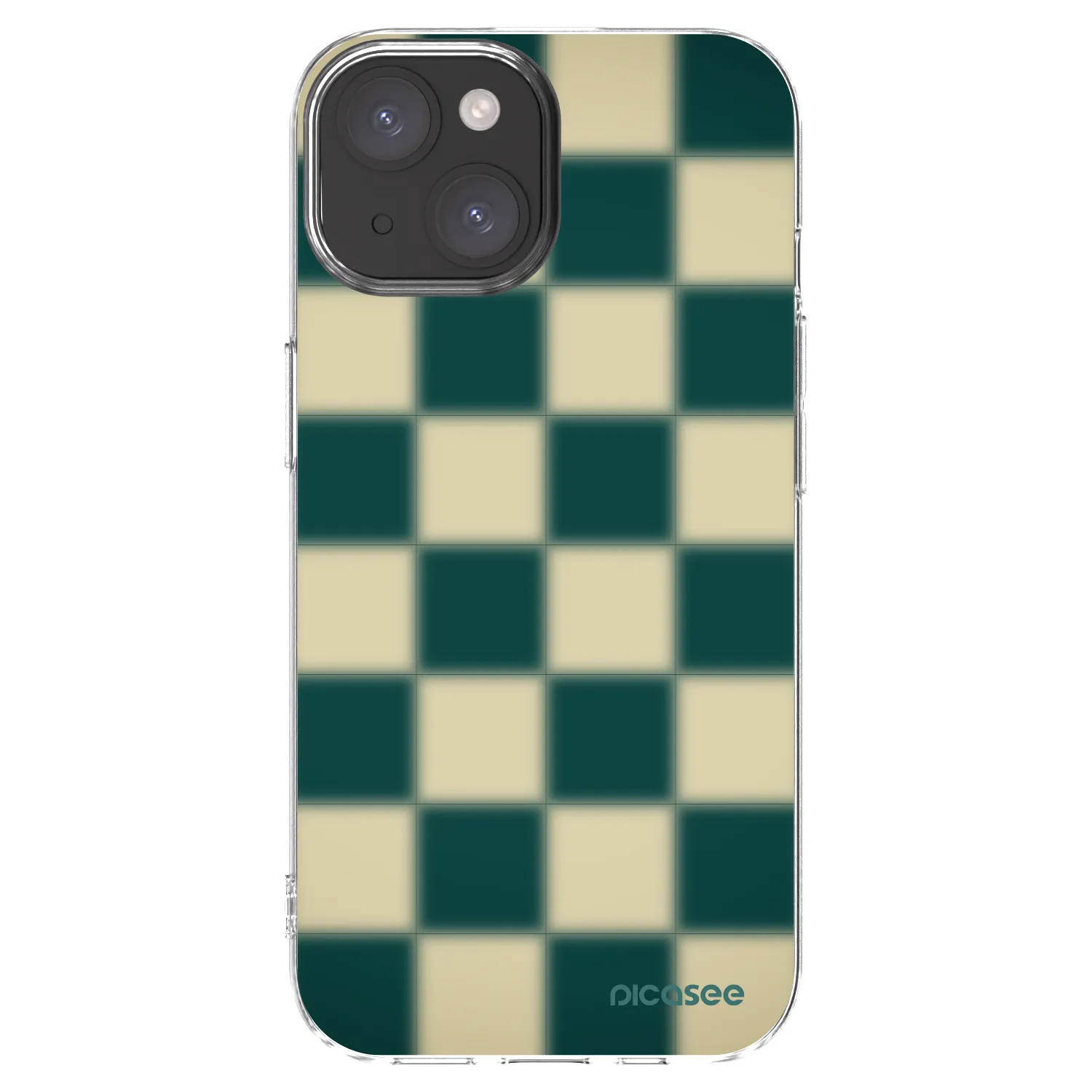 Picasee silikonowe przeźroczyste etui na Apple iPhone 15 - Shadow Chess