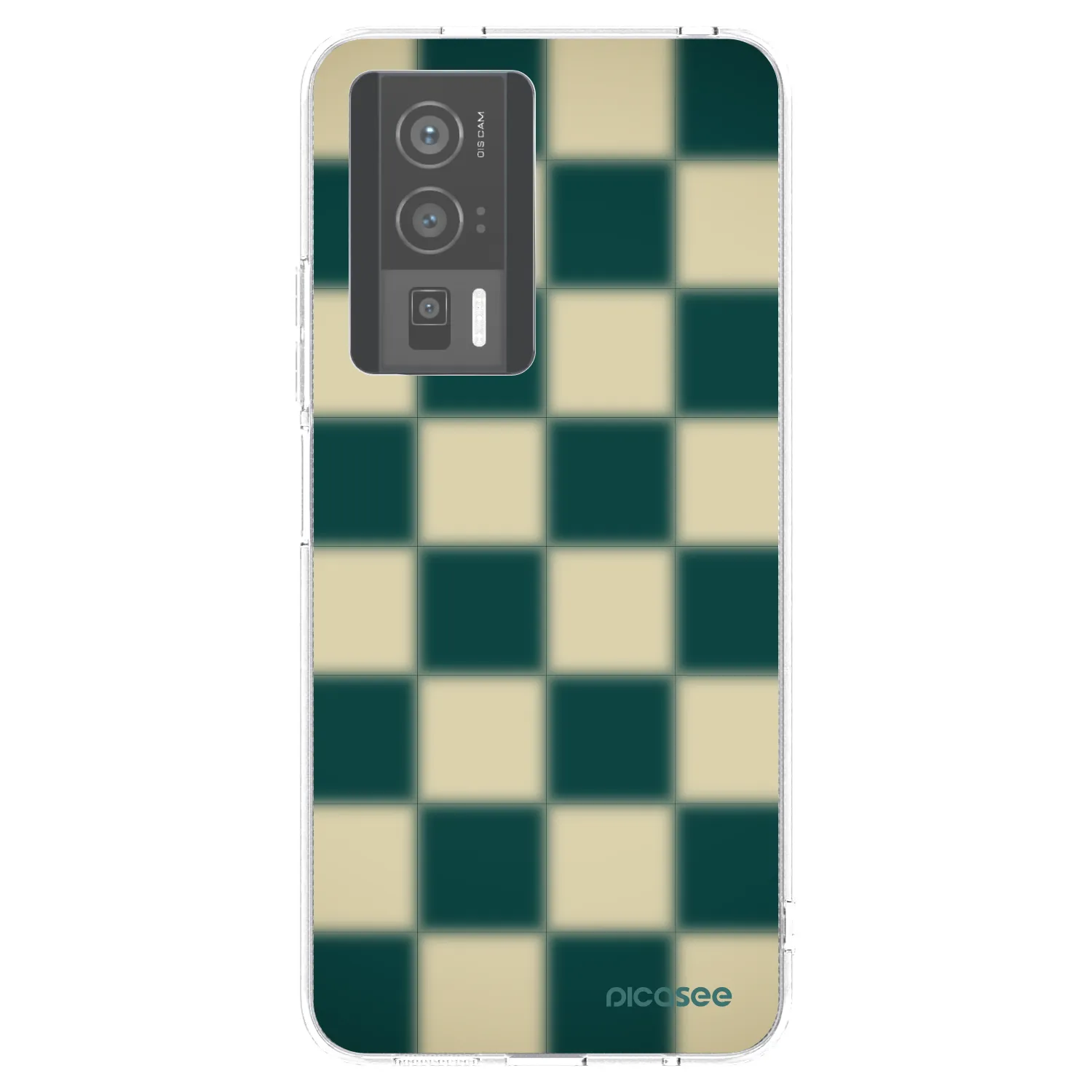 Picasee silikonowe przeźroczyste etui na Xiaomi Poco F5 Pro 5G - Shadow Chess
