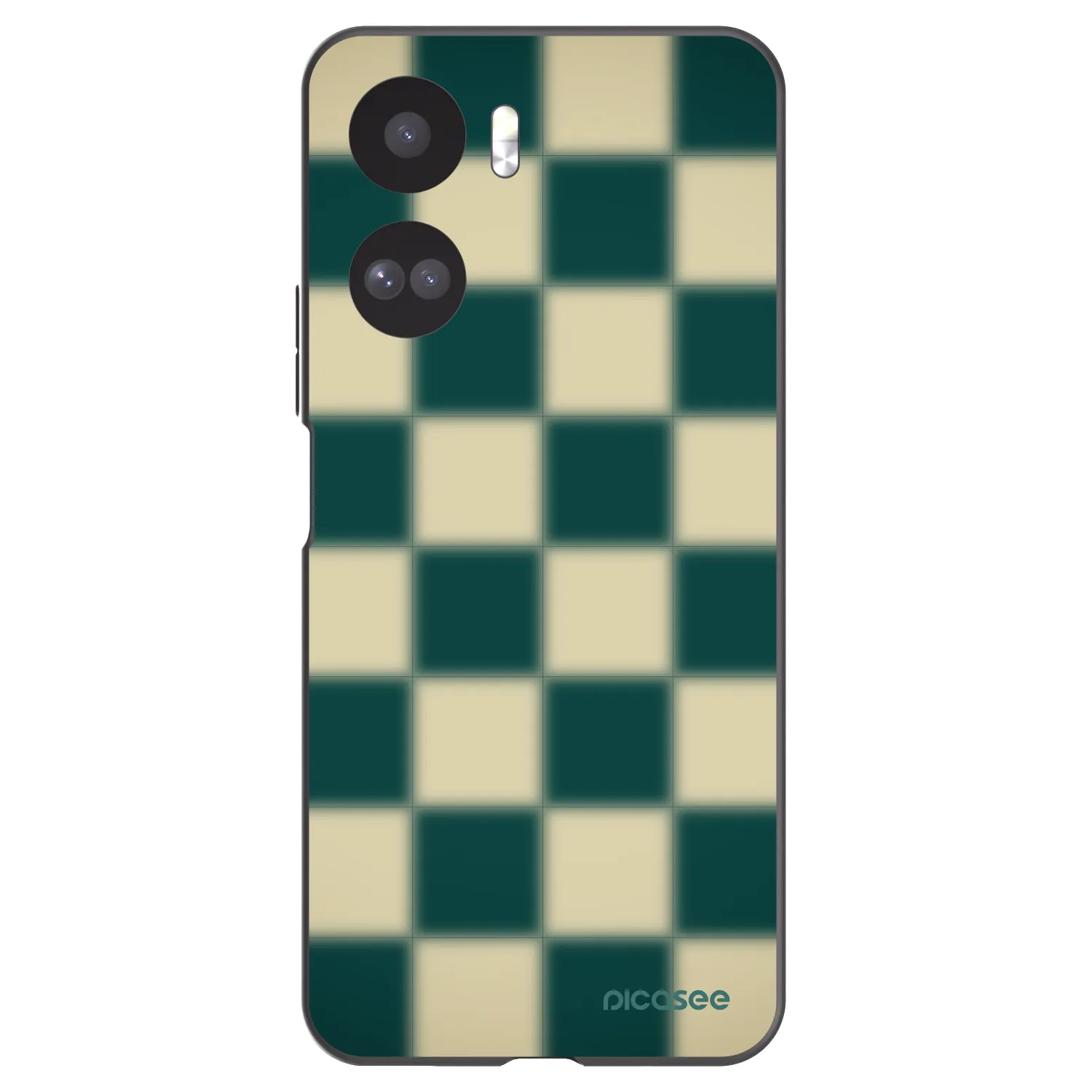 Picasee silikonowe czarne etui na Honor 90 Lite 5G - Shadow Chess