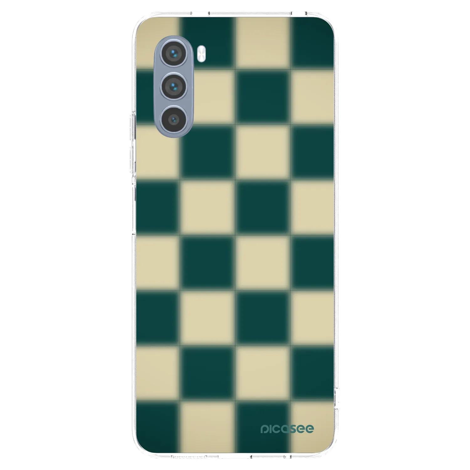 Picasee silikonowe przeźroczyste etui na Motorola Moto G62 - Shadow Chess