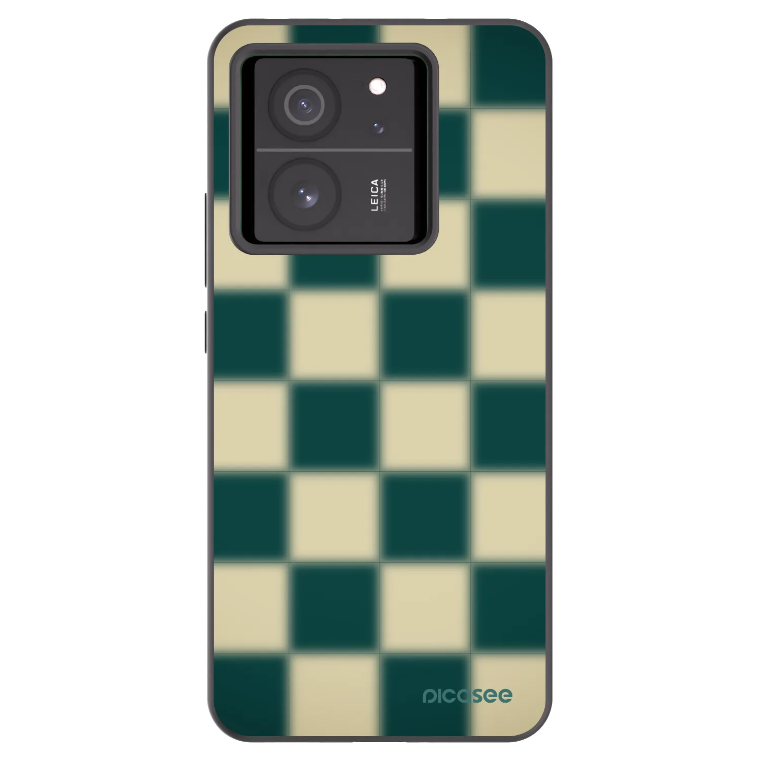 Picasee silikonowe czarne etui na Xiaomi 13T - Shadow Chess