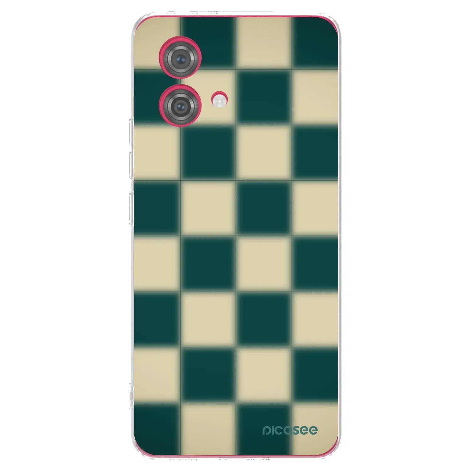 Picasee silikonowe przeźroczyste etui na Motorola Moto G84 5G - Shadow Chess