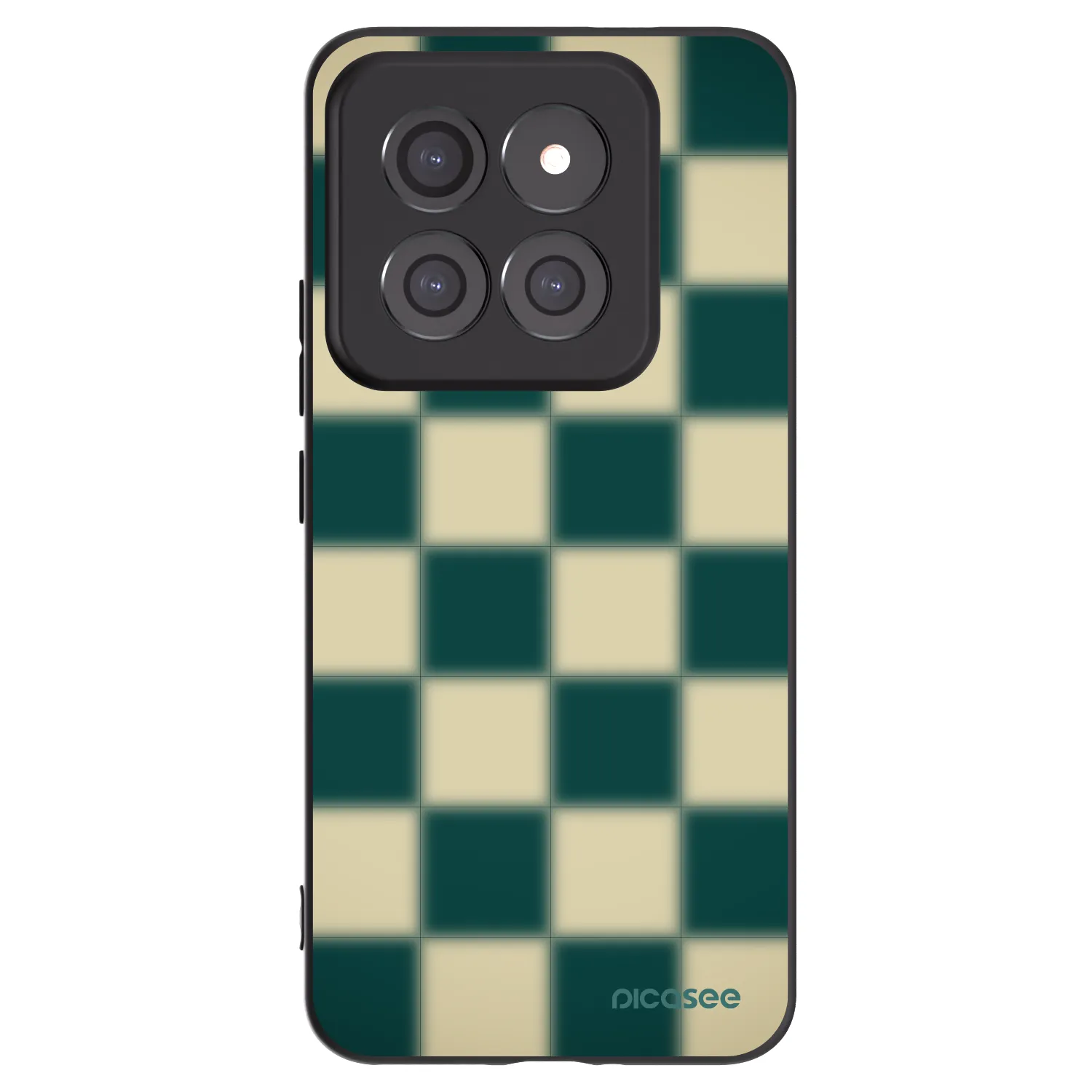 Picasee silikonowe czarne etui na Xiaomi 14 Pro - Shadow Chess