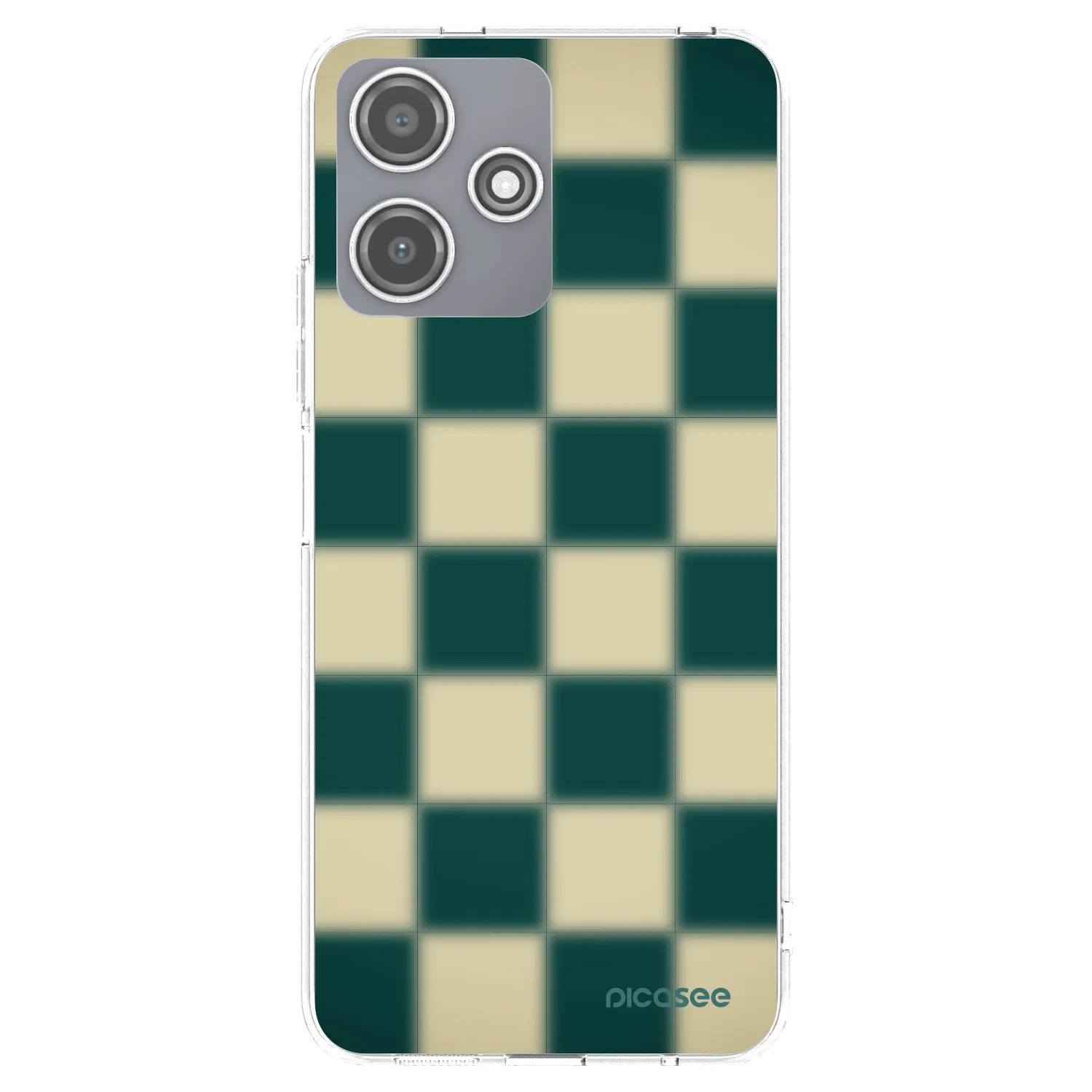 Picasee silikonowe przeźroczyste etui na Xiaomi Redmi 12 5G - Shadow Chess