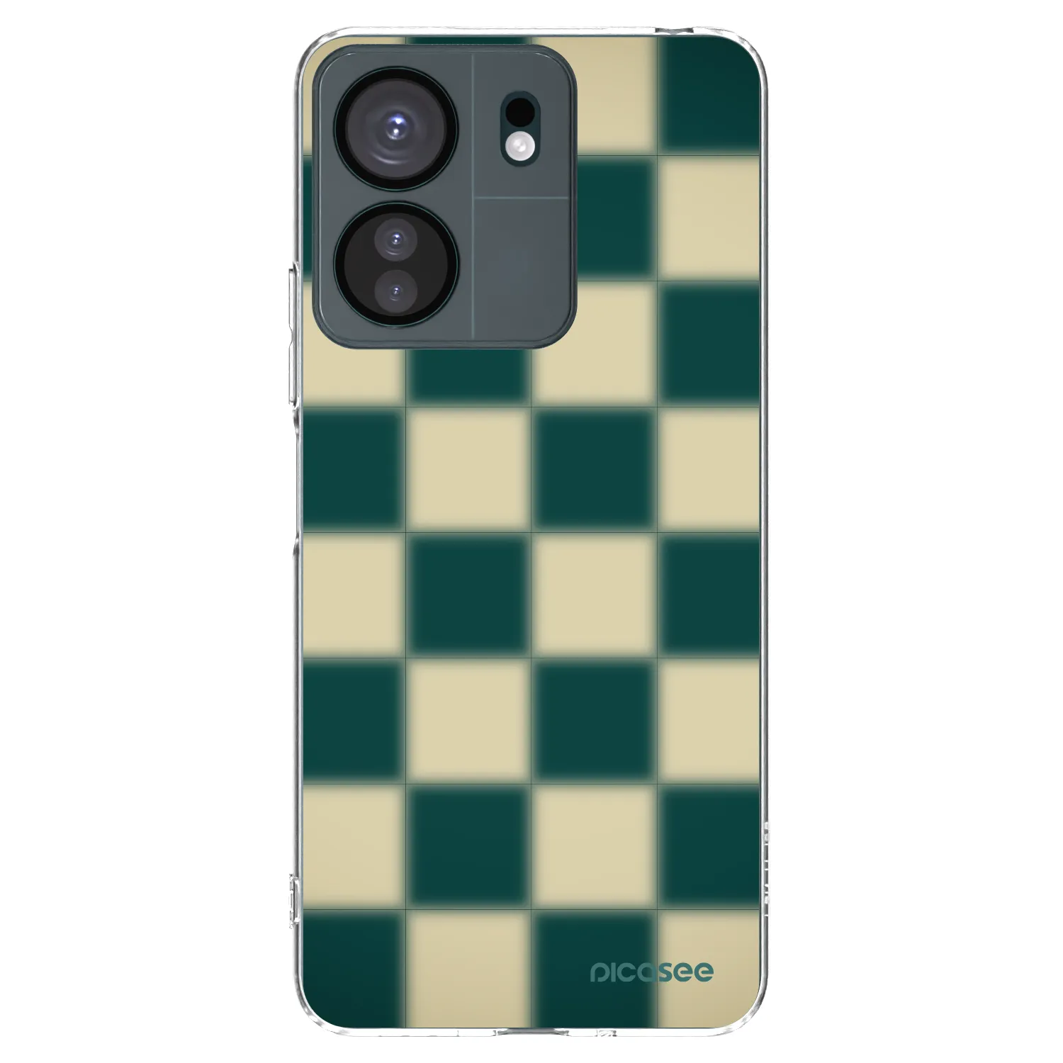 Picasee silikonowe przeźroczyste etui na Xiaomi Redmi 13C 4G - Shadow Chess