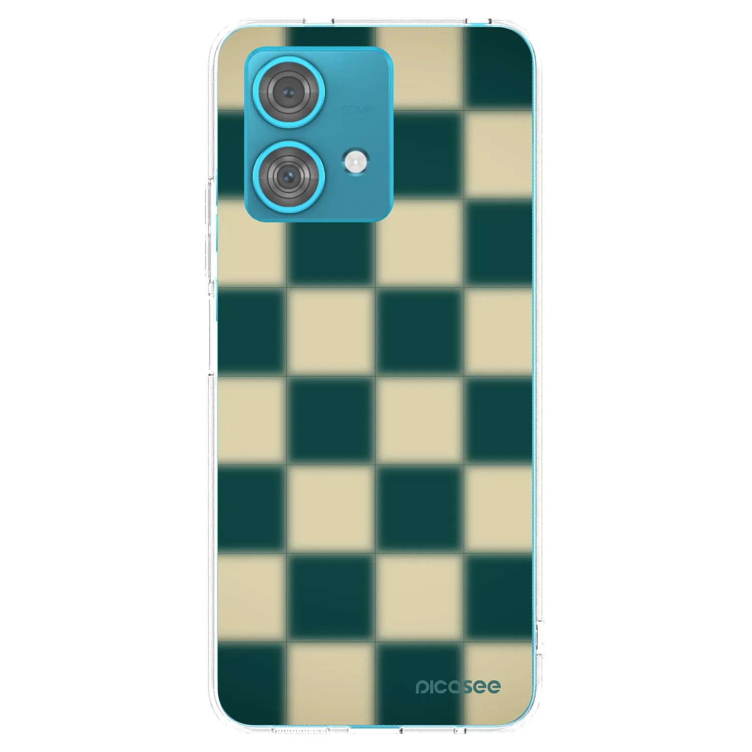 Picasee silikonowe przeźroczyste etui na Motorola Edge 40 Neo - Shadow Chess