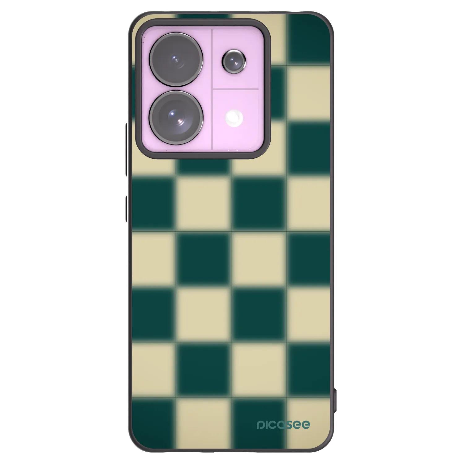 Picasee silikonowe czarne etui na Xiaomi Redmi Note 13 Pro 5G - Shadow Chess