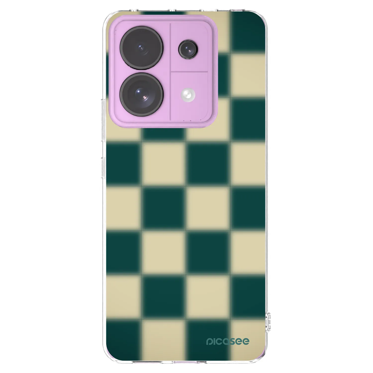 Picasee silikonowe przeźroczyste etui na Xiaomi Redmi Note 13 Pro 5G - Shadow Chess