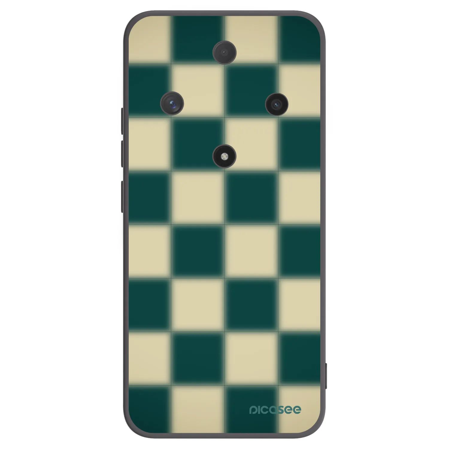 Picasee silikonowe czarne etui na Honor Magic6 Lite 5G - Shadow Chess