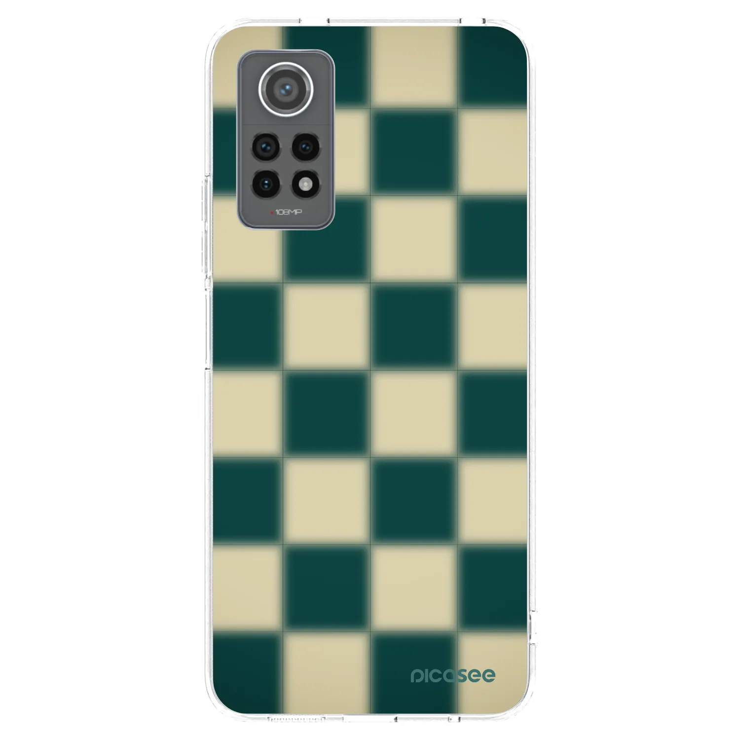 Picasee silikonowe przeźroczyste etui na Xiaomi Redmi Note 12 Pro 4G - Shadow Chess