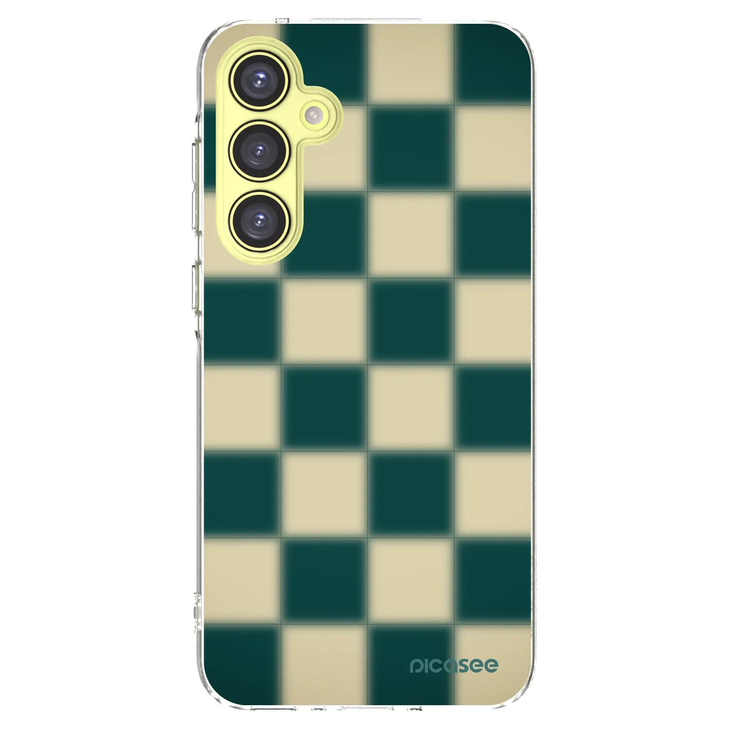 Picasee silikonowe przeźroczyste etui na Samsung Galaxy A35 5G A356B - Shadow Chess