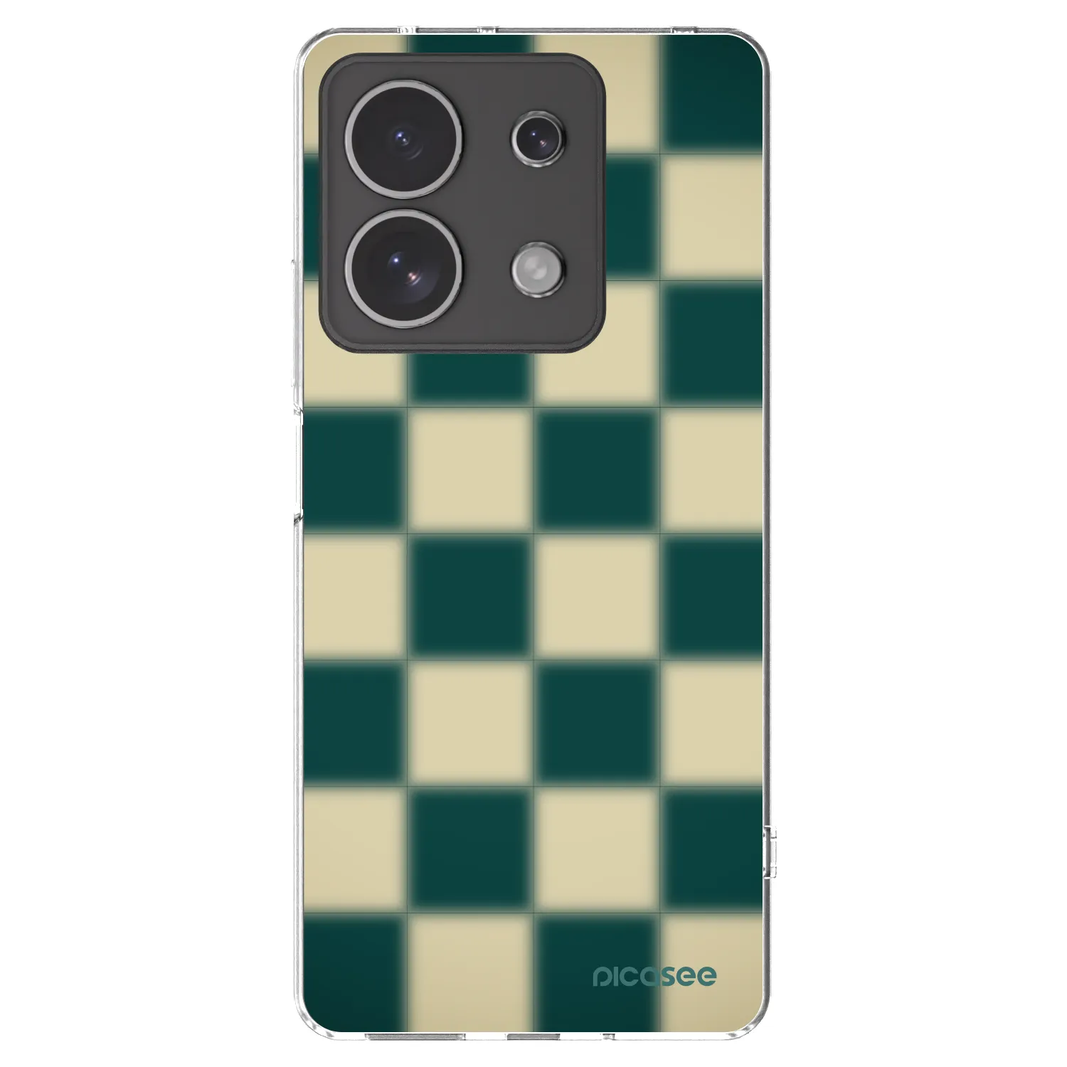 Picasee silikonowe przeźroczyste etui na Xiaomi Redmi Note 13 4G - Shadow Chess