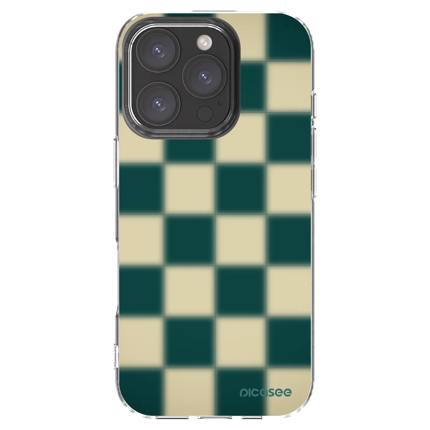 Picasee silikonowe przeźroczyste etui na Apple iPhone 16 Pro - Shadow Chess