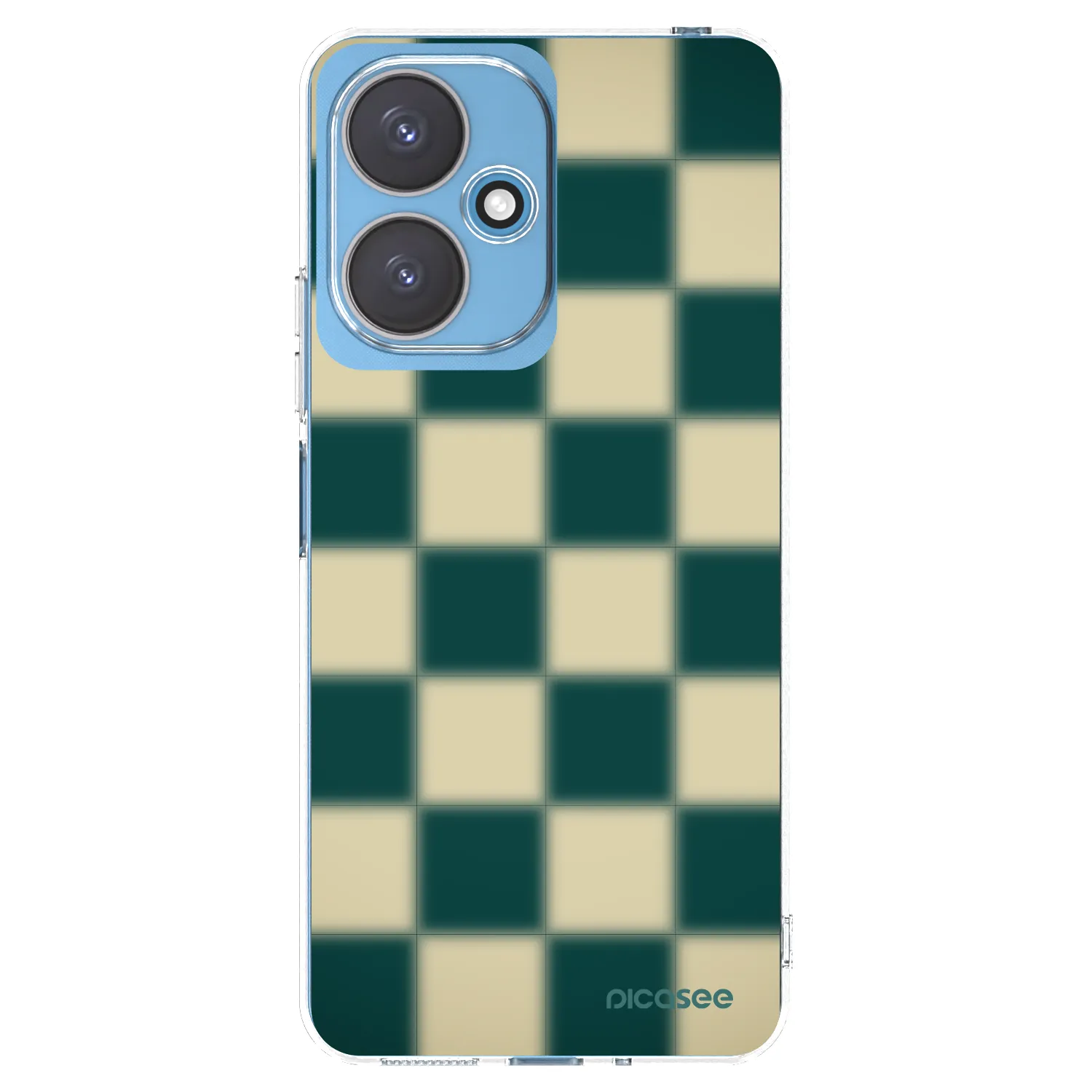 Picasee silikonowe przeźroczyste etui na Xiaomi Redmi 13C 5G - Shadow Chess