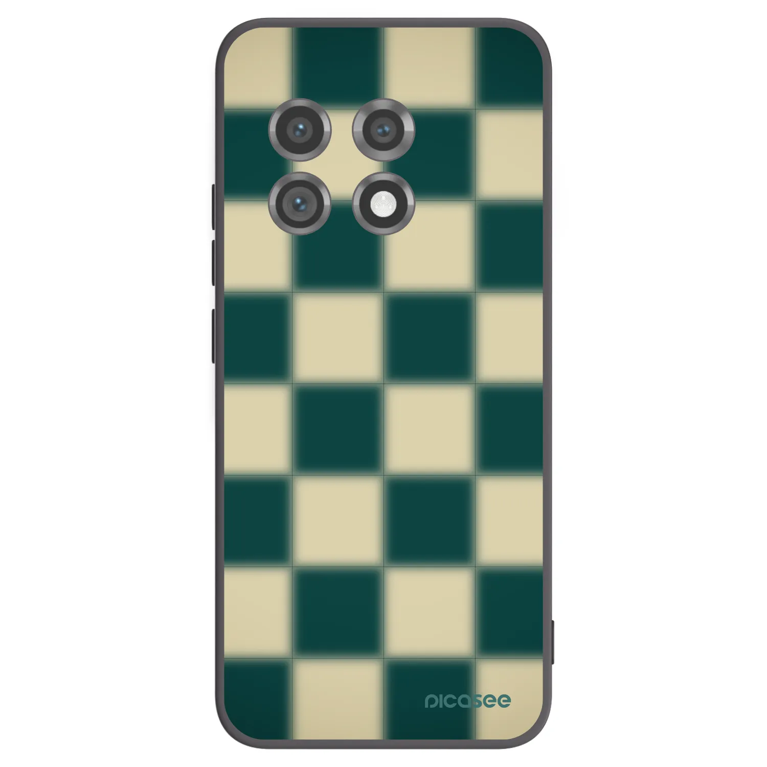 Picasee silikonowe czarne etui na OnePlus 11 5G - Shadow Chess