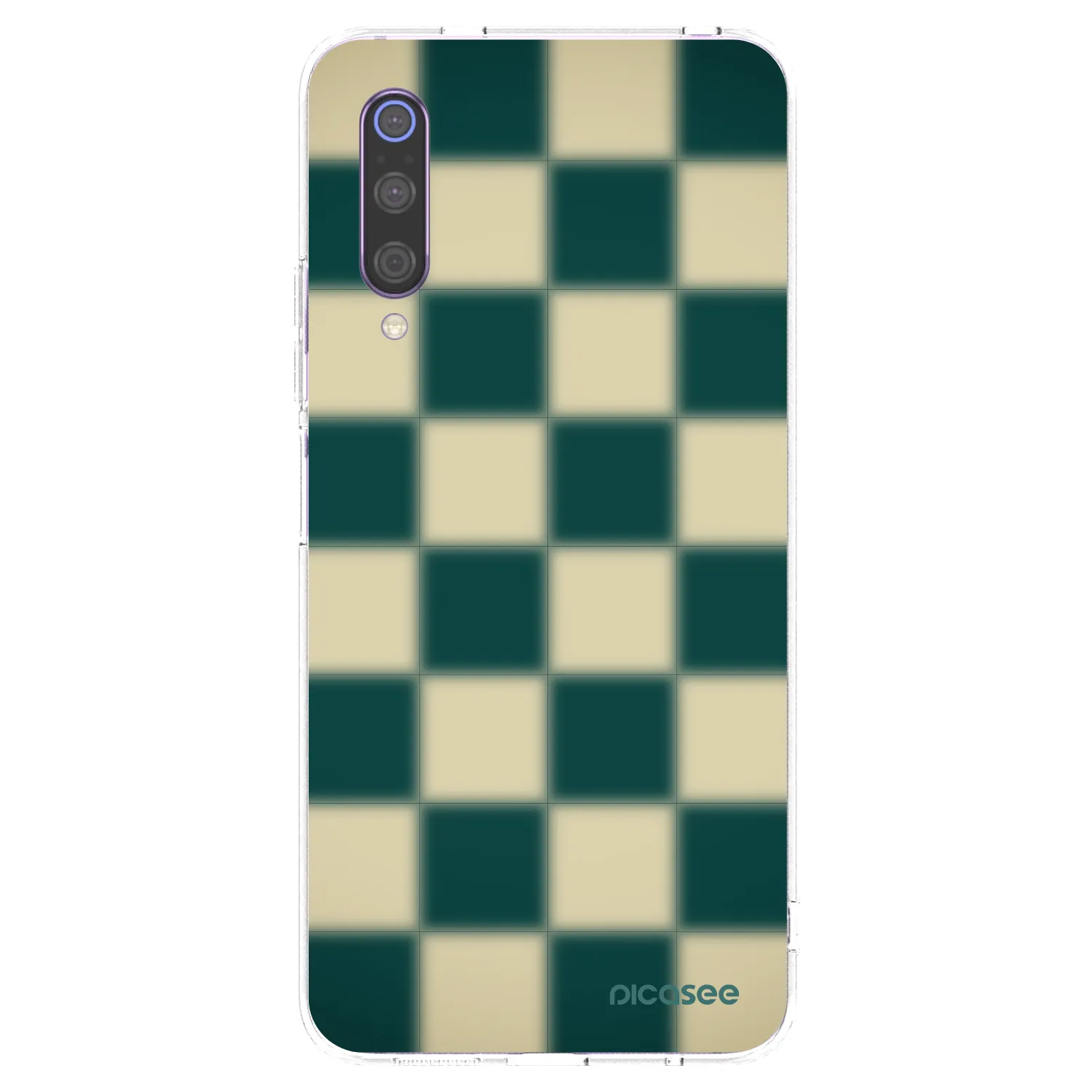 Picasee silikonowe przeźroczyste etui na Xiaomi Mi 9 - Shadow Chess