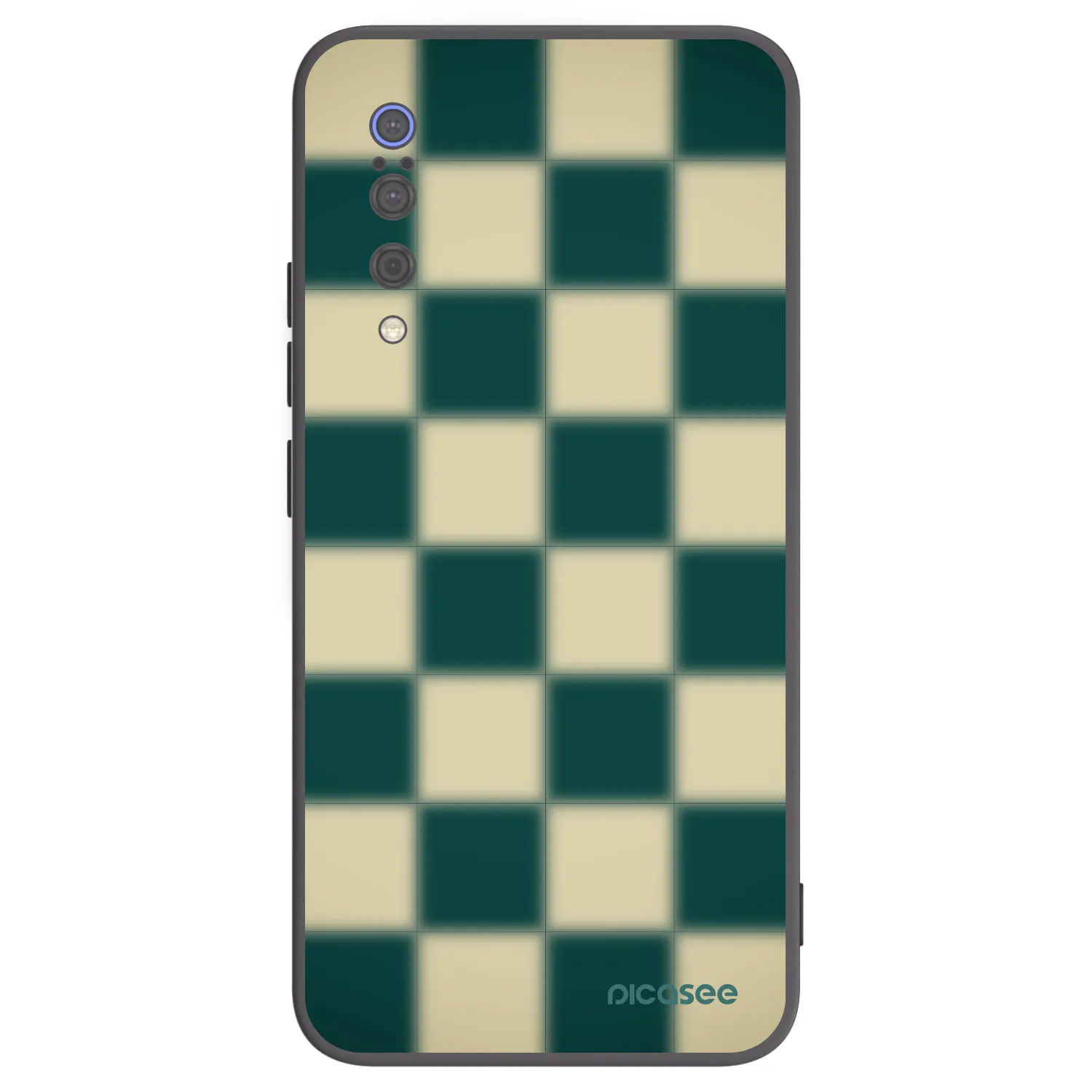 Picasee silikonowe czarne etui na Xiaomi Mi 9 - Shadow Chess