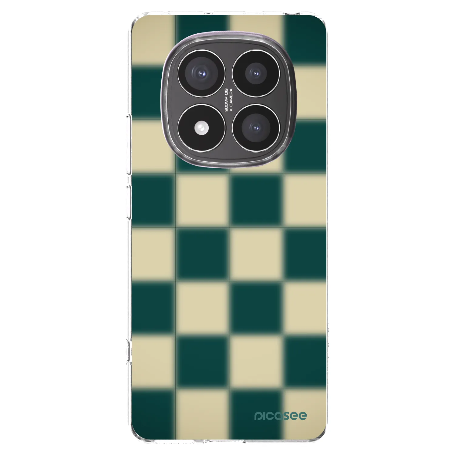 Picasee silikonowe przeźroczyste etui na Xiaomi Redmi Note 14 Pro+ 5G - Shadow Chess