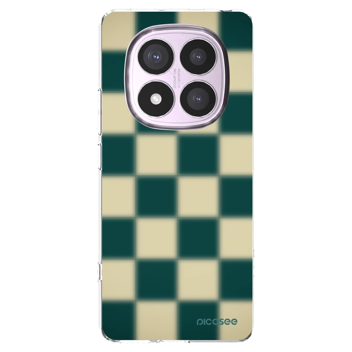 Picasee silikonowe przeźroczyste etui na Xiaomi Redmi Note 14 Pro 5G - Shadow Chess